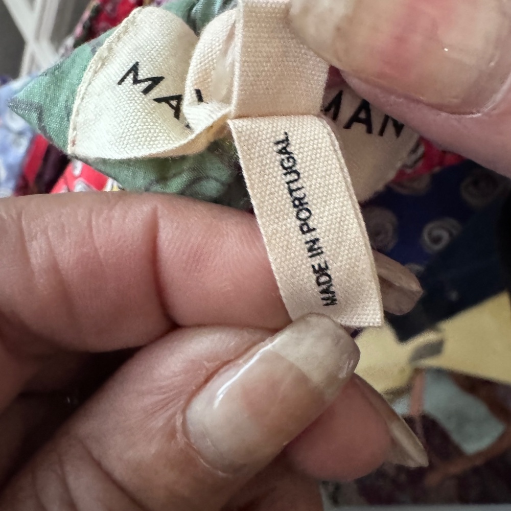 Mara Hoffman Maxi Floral Cut-Out Shaina Puff-Sleeve Dress Organic Cotton Sz. L - Picture 12 of 12